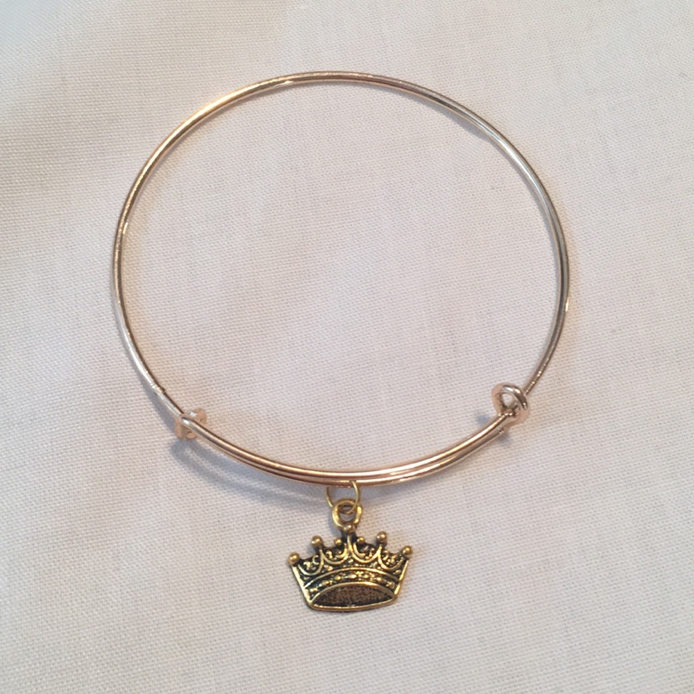 ALEX AND ANI Crown Bangle